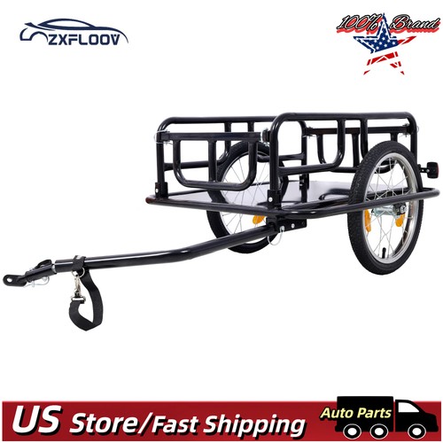 Foldable bike cargo trailer - trailer,